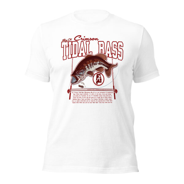 Crimson Tidal Bass Unisex T-Shirt - Image 4